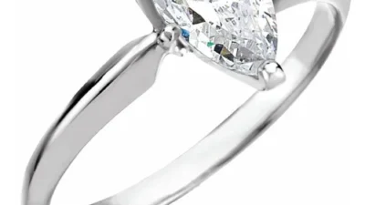 ペア ダイヤモンド 14K ホワイト ゴールド