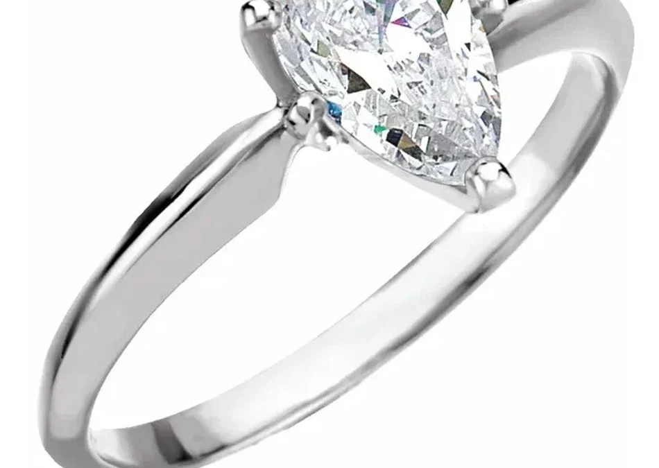 ペア ダイヤモンド 14K ホワイト ゴールド