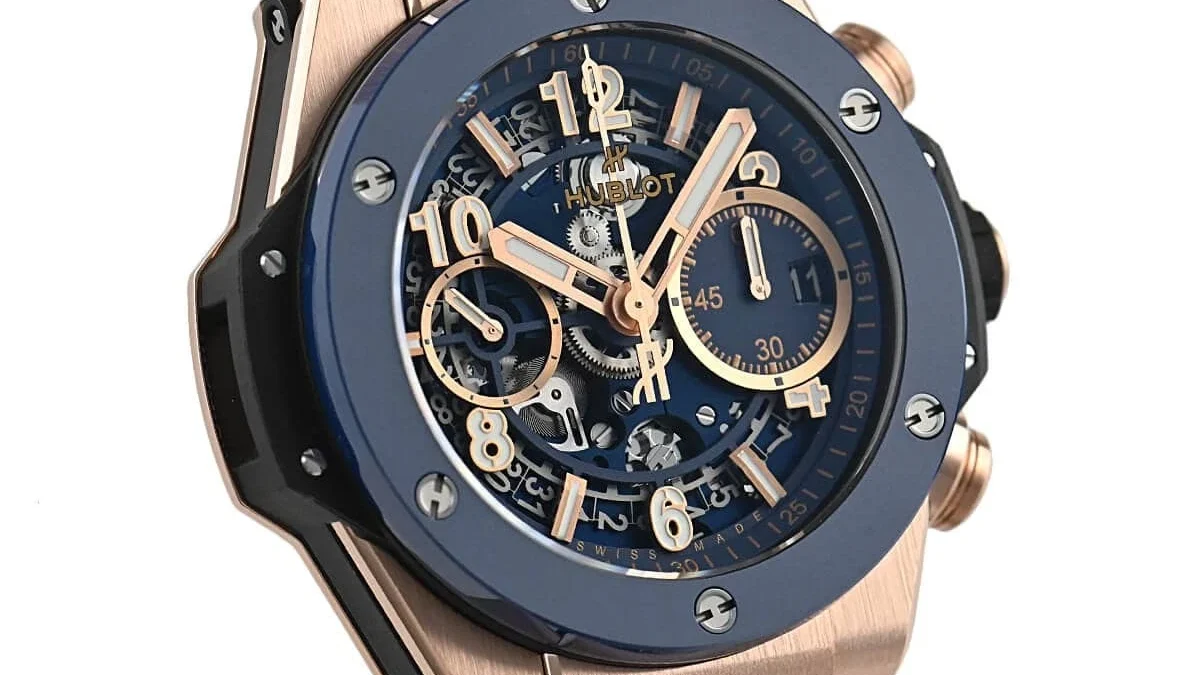 ウブロ (Hublot) Big Bang Unico King Gold Blue